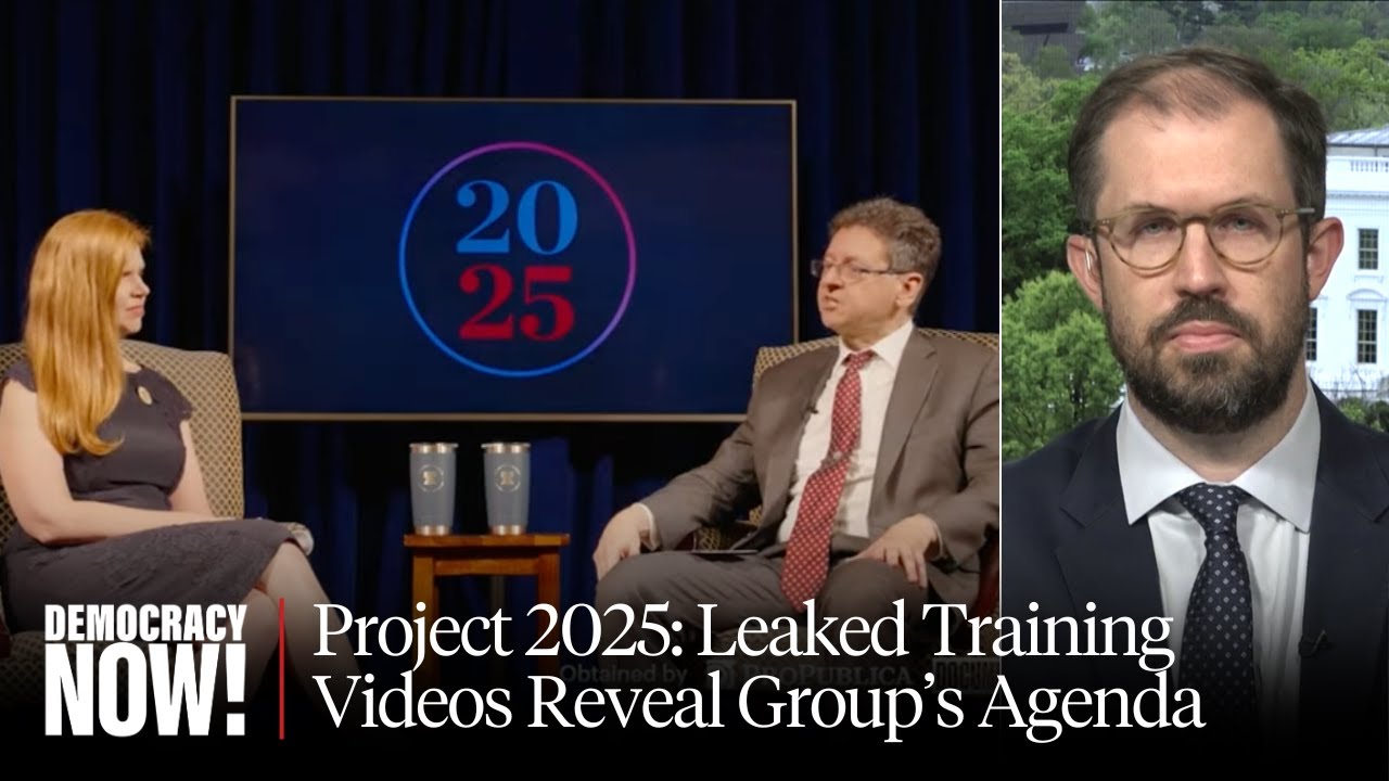 Leaked Project 2025 Training Videos Show Former Trump Officials Det...